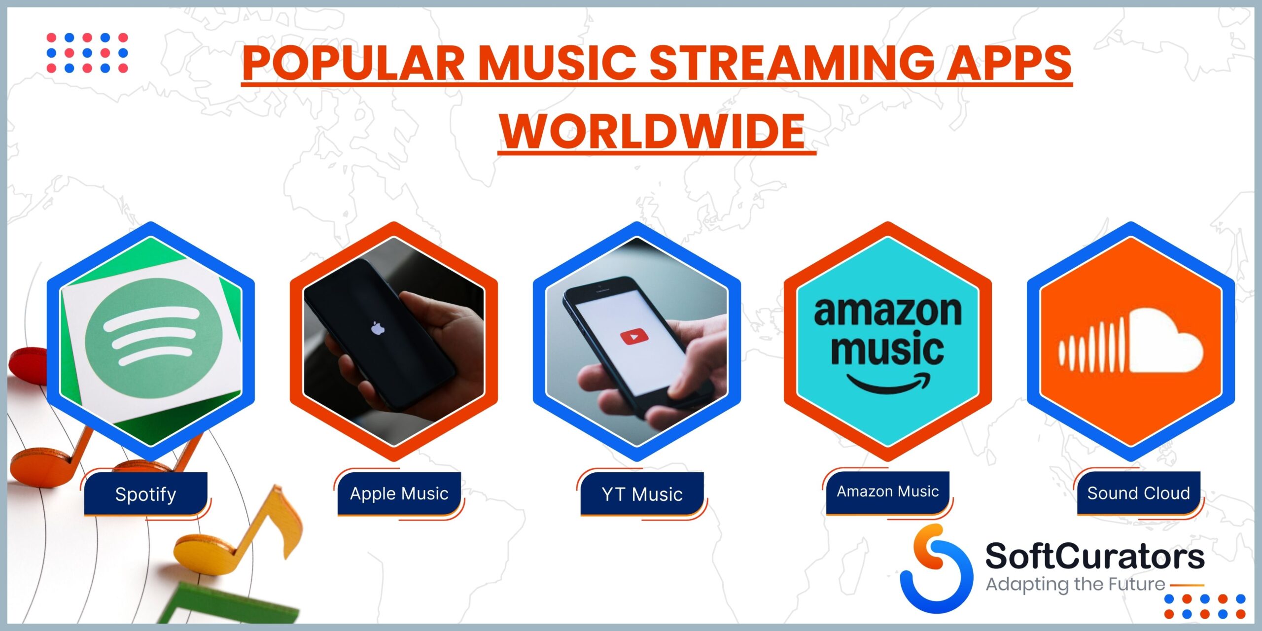 Popular Music Streaming Apps Worldwide ()