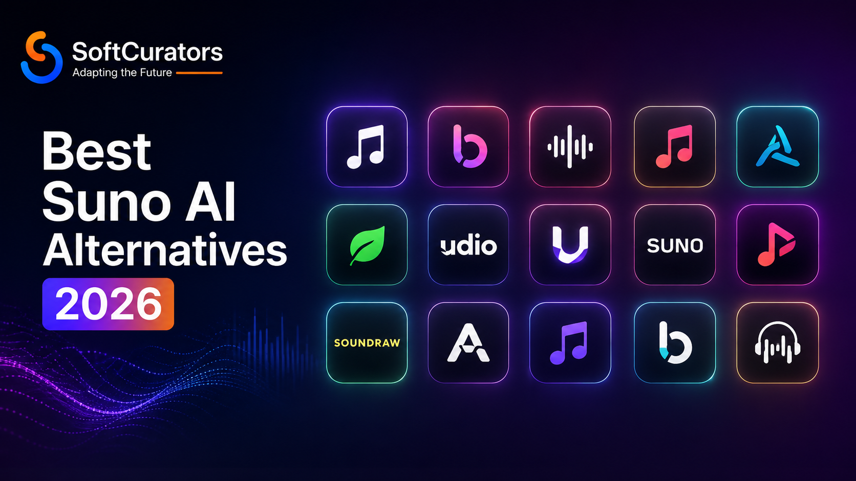 Top 15 Suno AI alternatives and competitors in 2026 best AI music generators reviewed