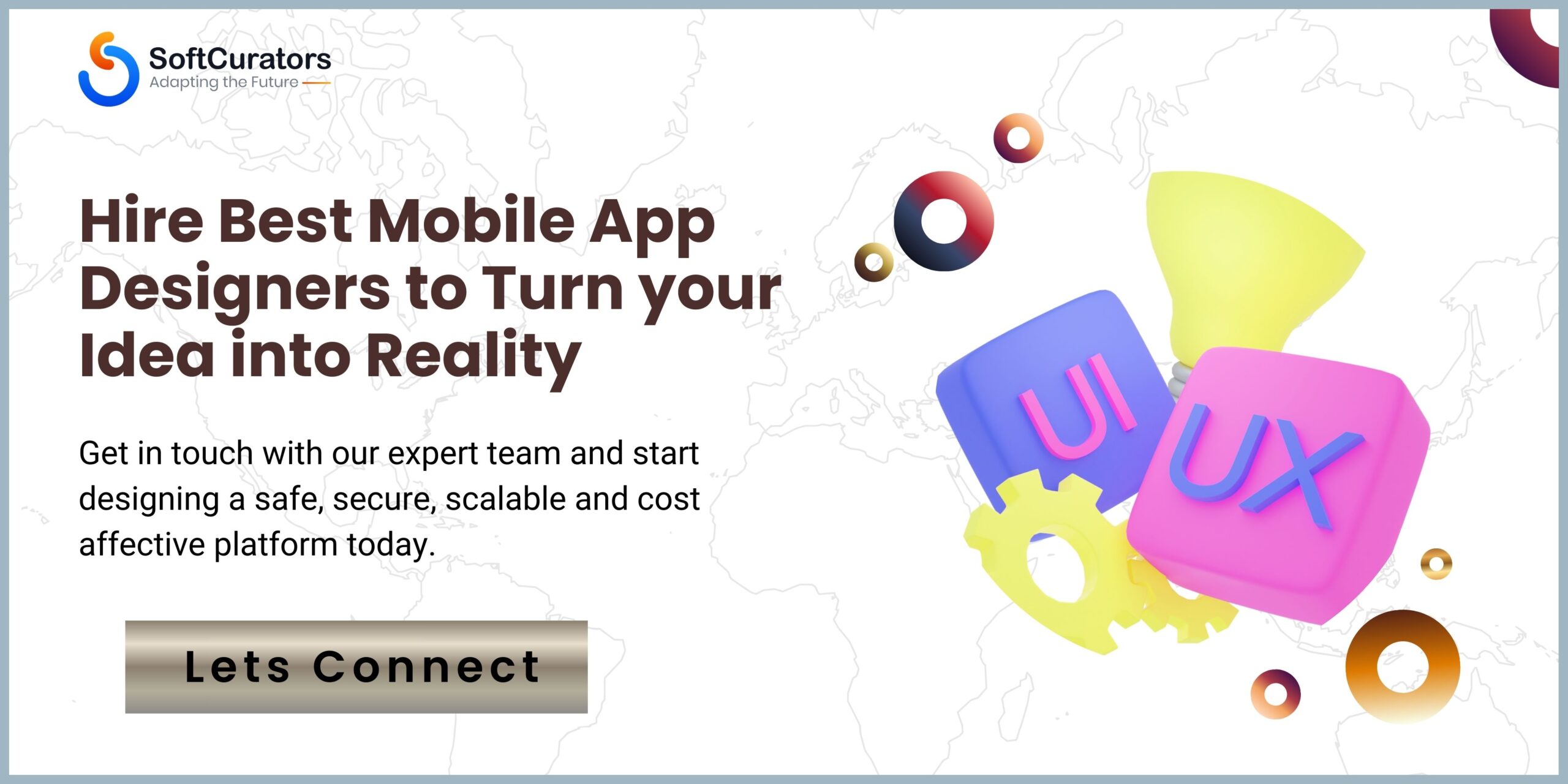 Lets Connect for Mobile App UI/UX Development
