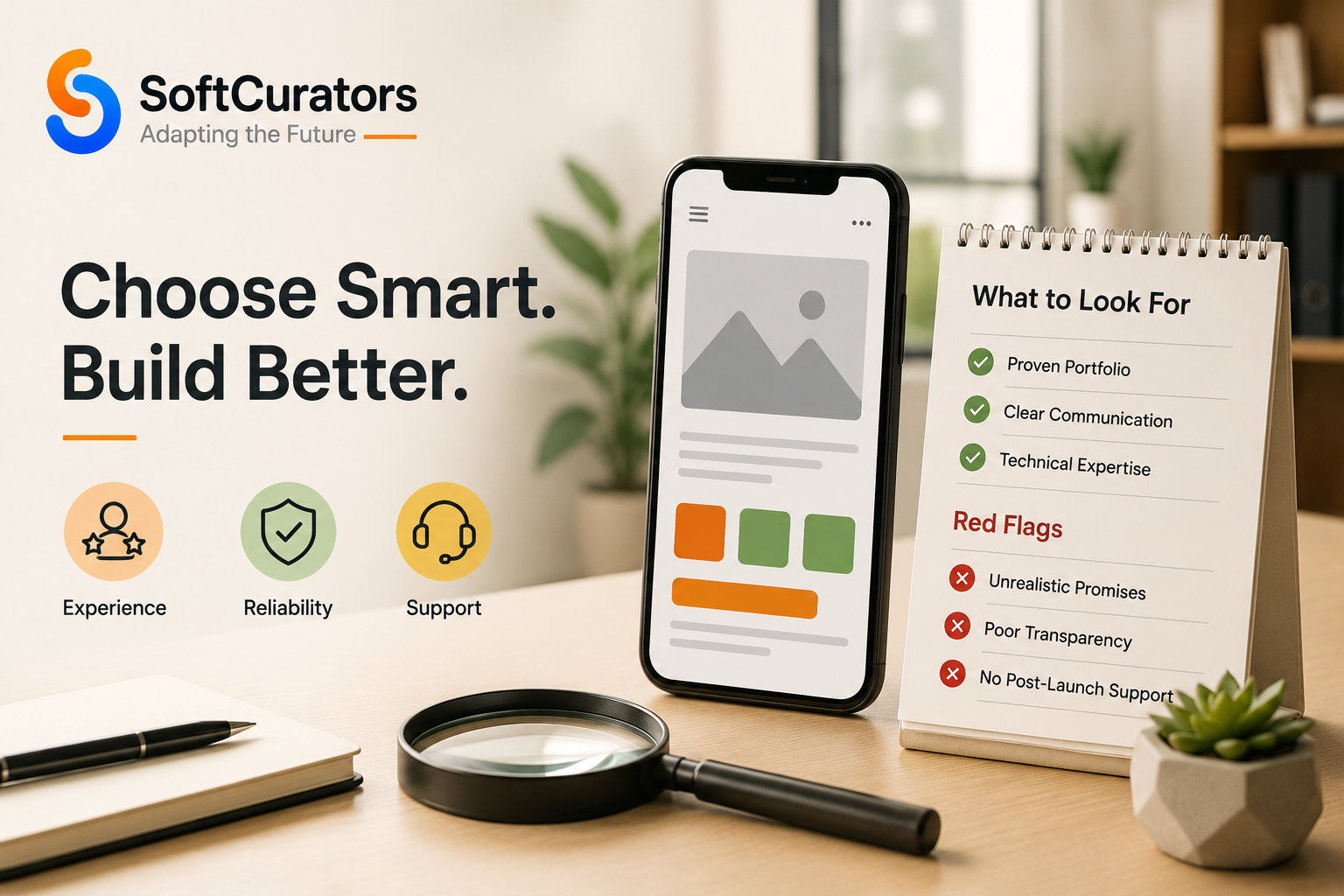 How to choose a mobile app development company complete guide by Softcurators