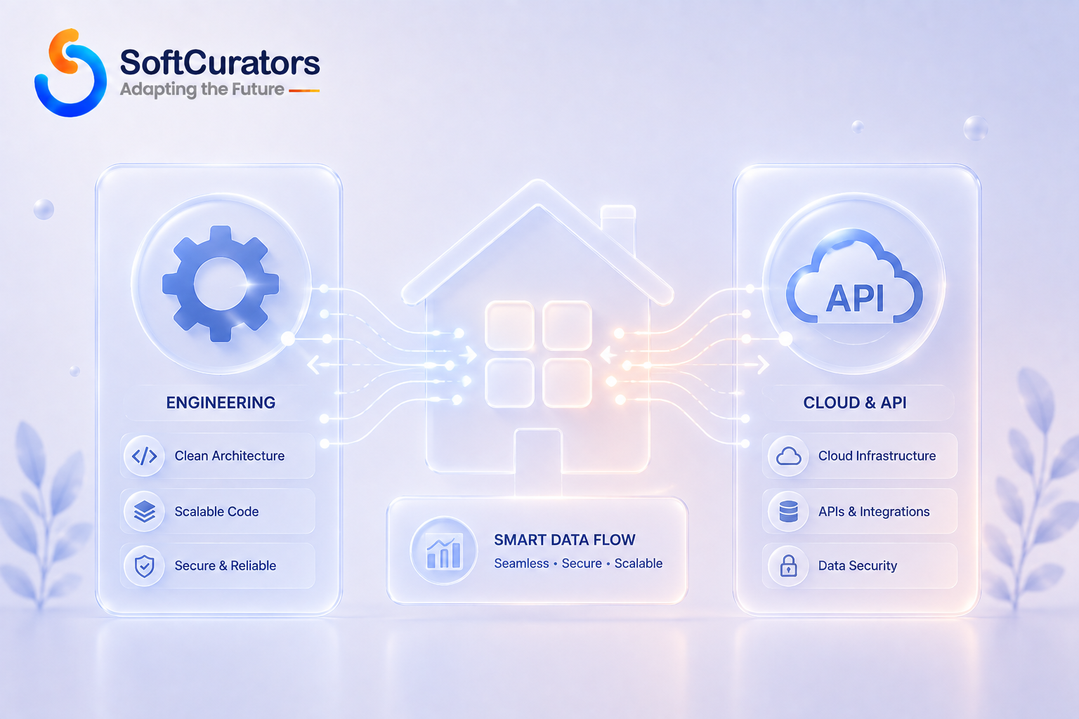 Illustration comparing building custom AI versus licensing third-party real estate data providers