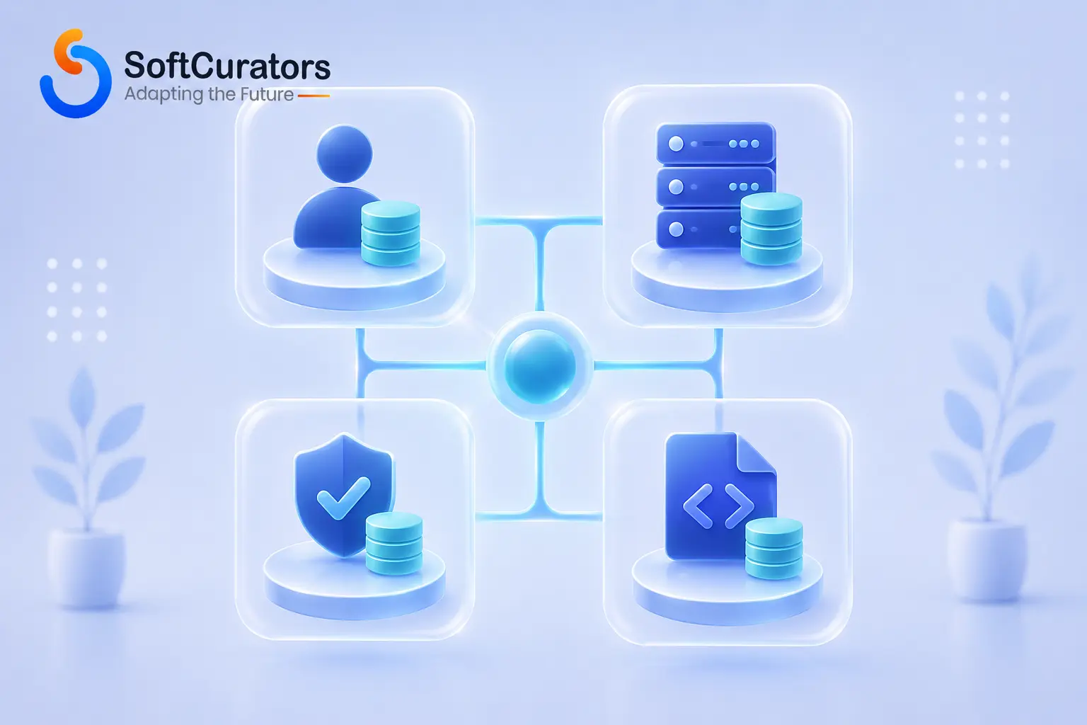 Illustration representing the four cost streams of AI integration."