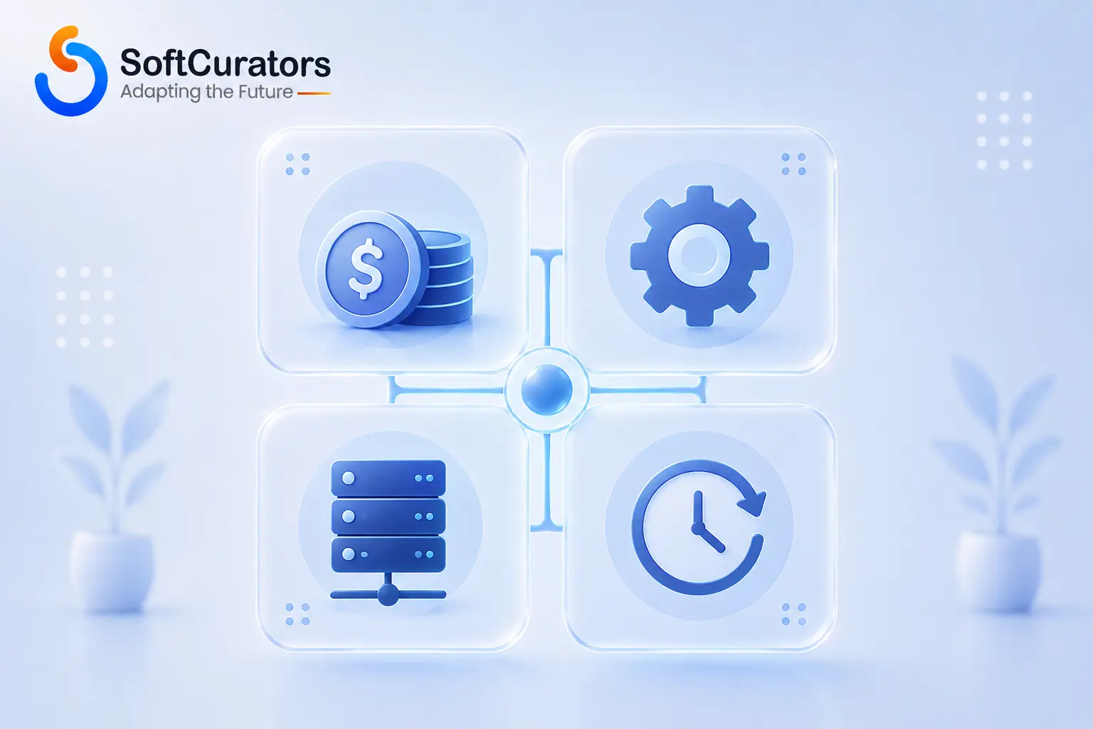 Diagram of the four cost streams that make up AI integration cost