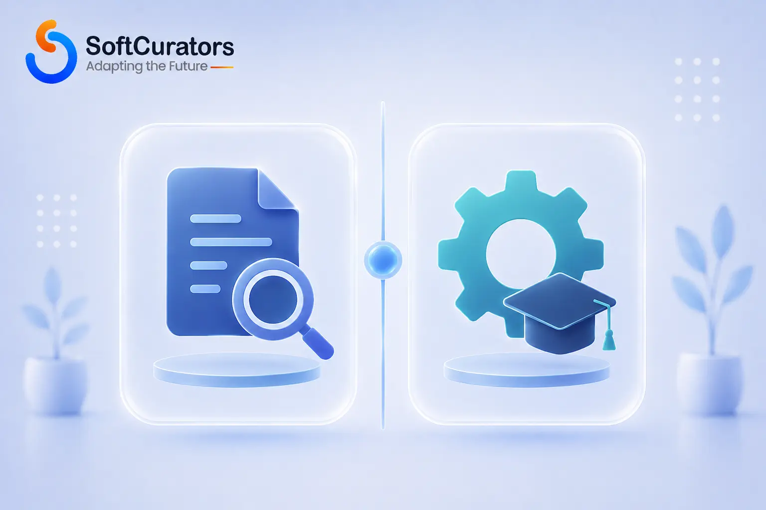 Illustration contrasting retrieval-augmented generation and fine-tuning approaches
