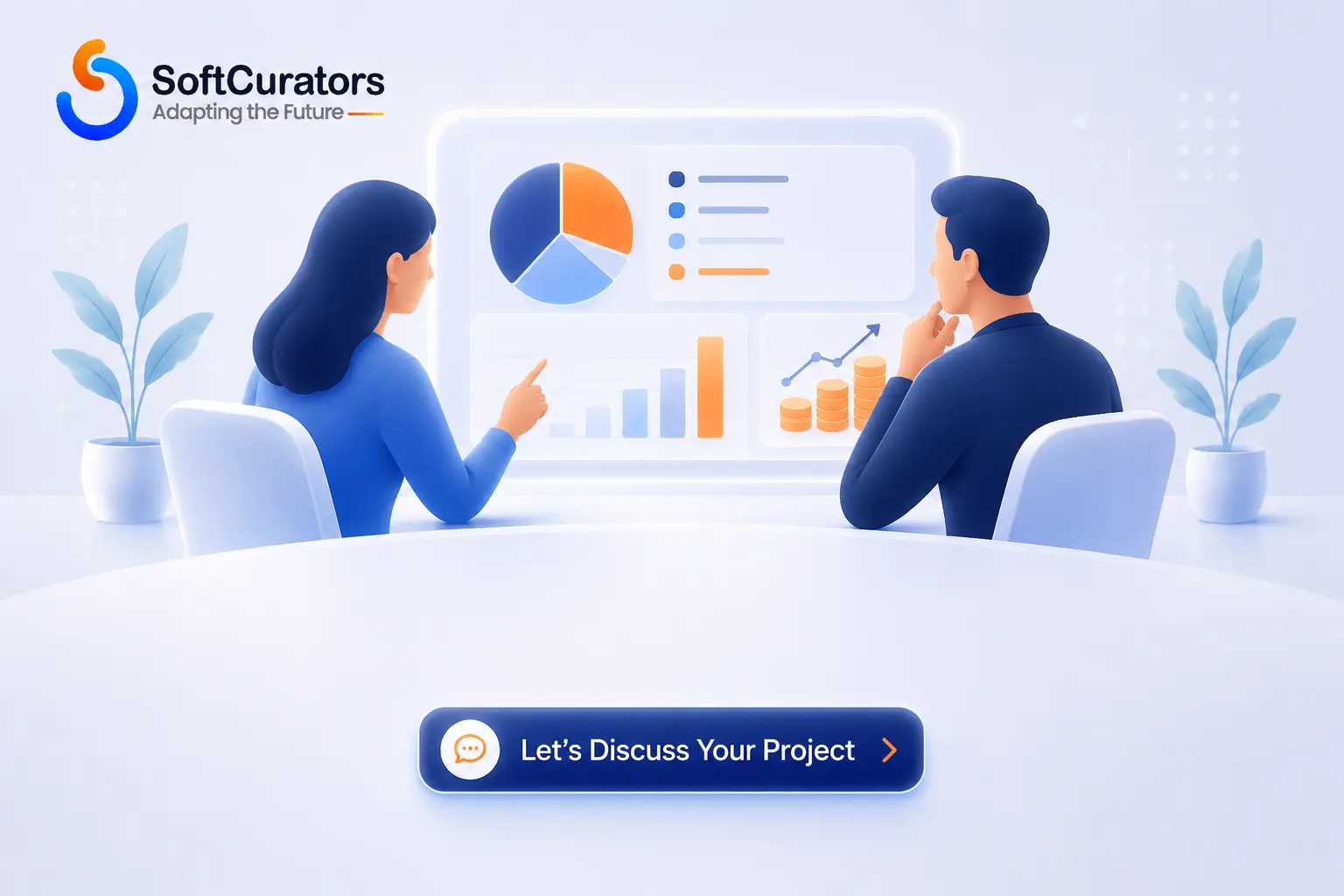 Illustration of a technical audit consultation session for AI integration cost planning